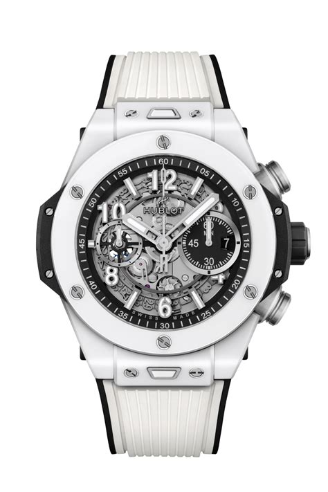 hublot unico white ceramic